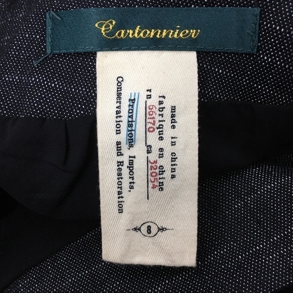 CARTONNIER Pencil Skirt Anthropologie Alluring Sway Ruched Minimalist Size 8 - Picture 6 of 10